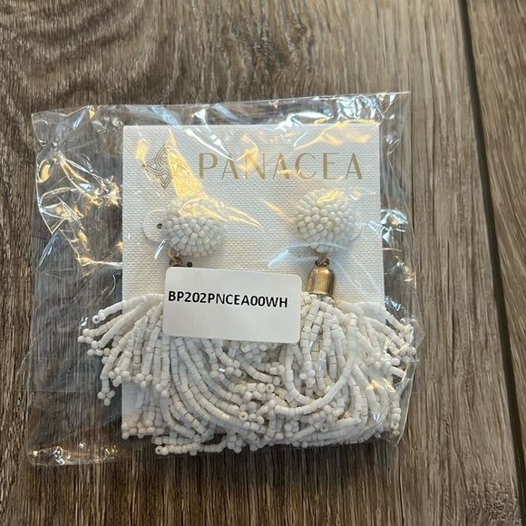 Panacea Beaded Tassel Earrings - Picture 4 of 4